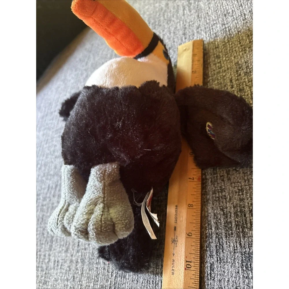 Ganz Webkinz Toucan Plush Stuffed Animal Tropical‎ Bird Black Orange 8.5 Inch